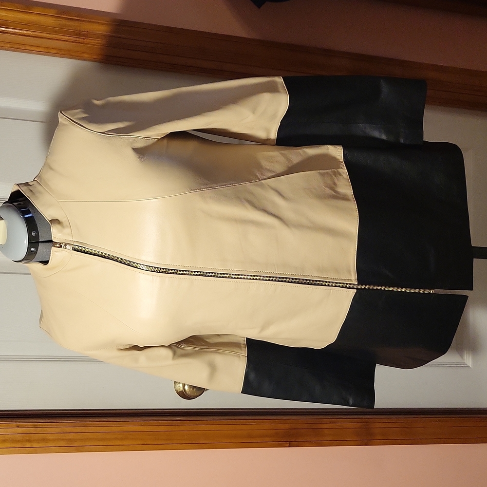 Nwot Neiman Marcus Exclusive Leather Jacket